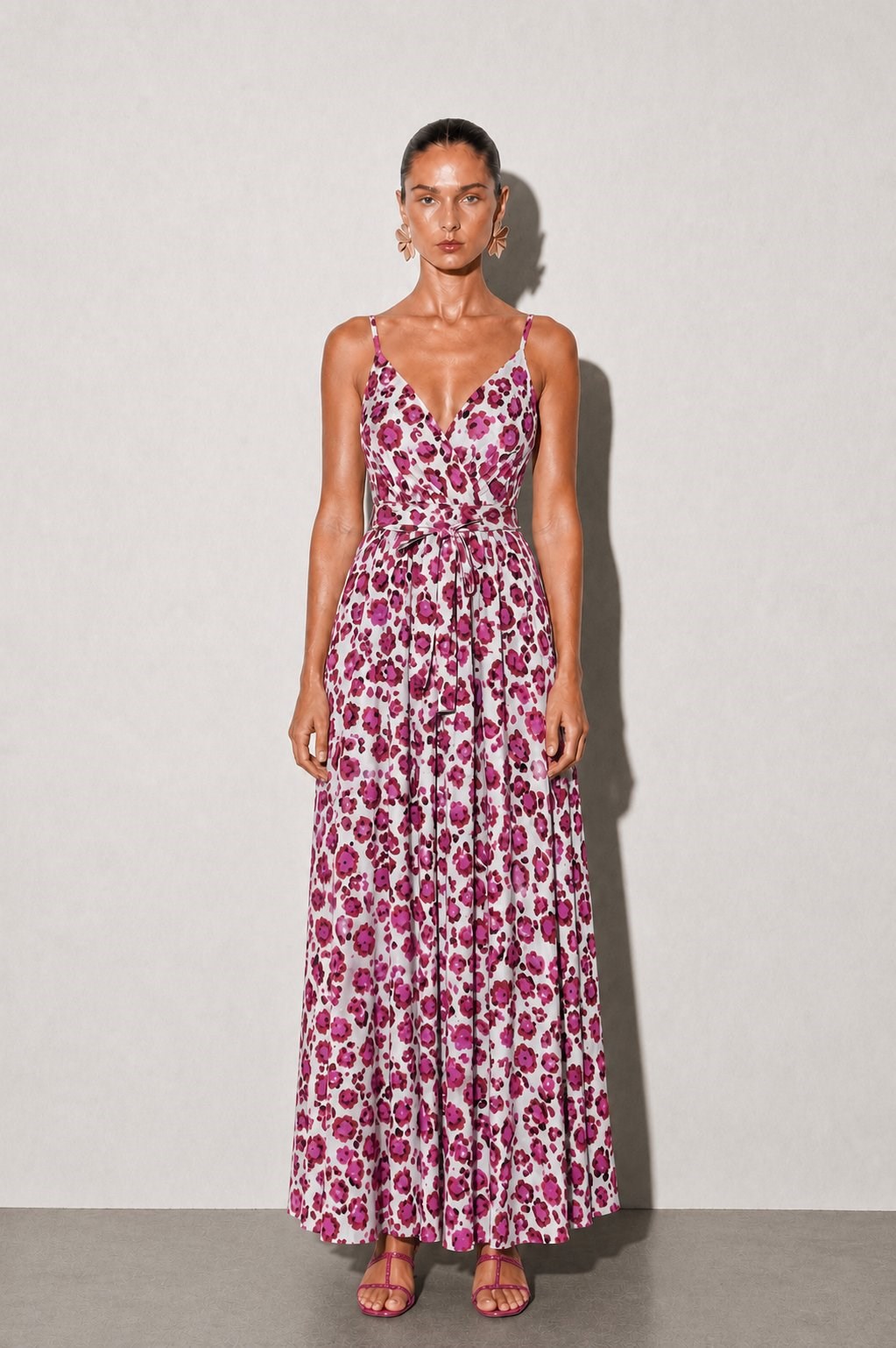 Kate Askılı Maxi Elbise Floral