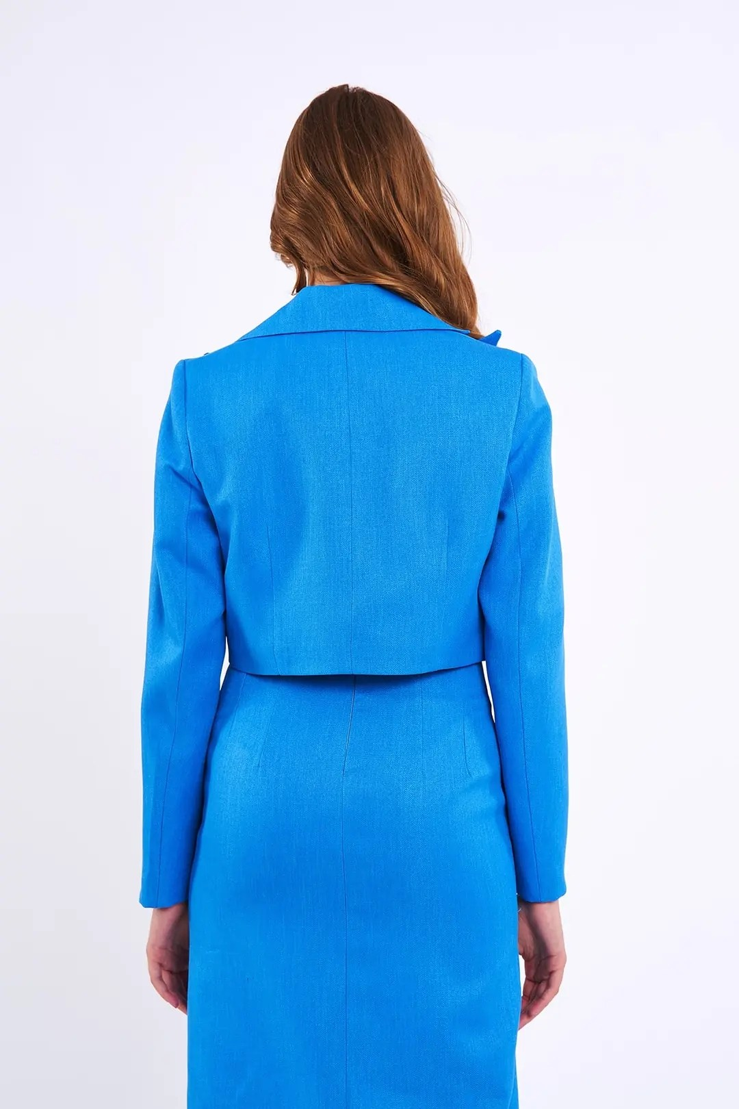 KETEN KISA BLAZER CEKET
