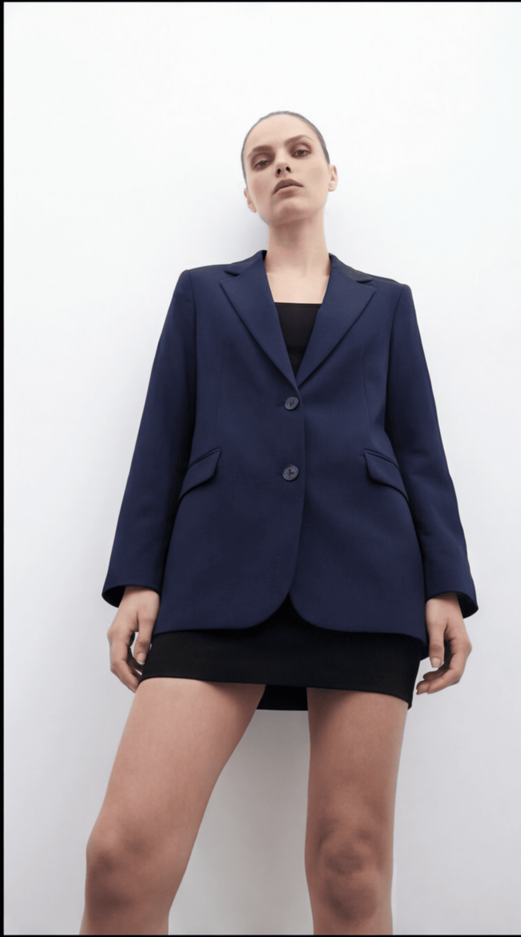 Maskülen Blazer Ceket Lacivert