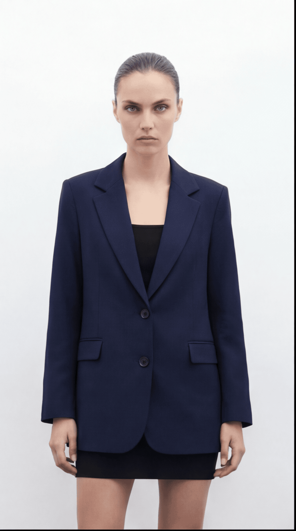 Maskülen Blazer Ceket Lacivert