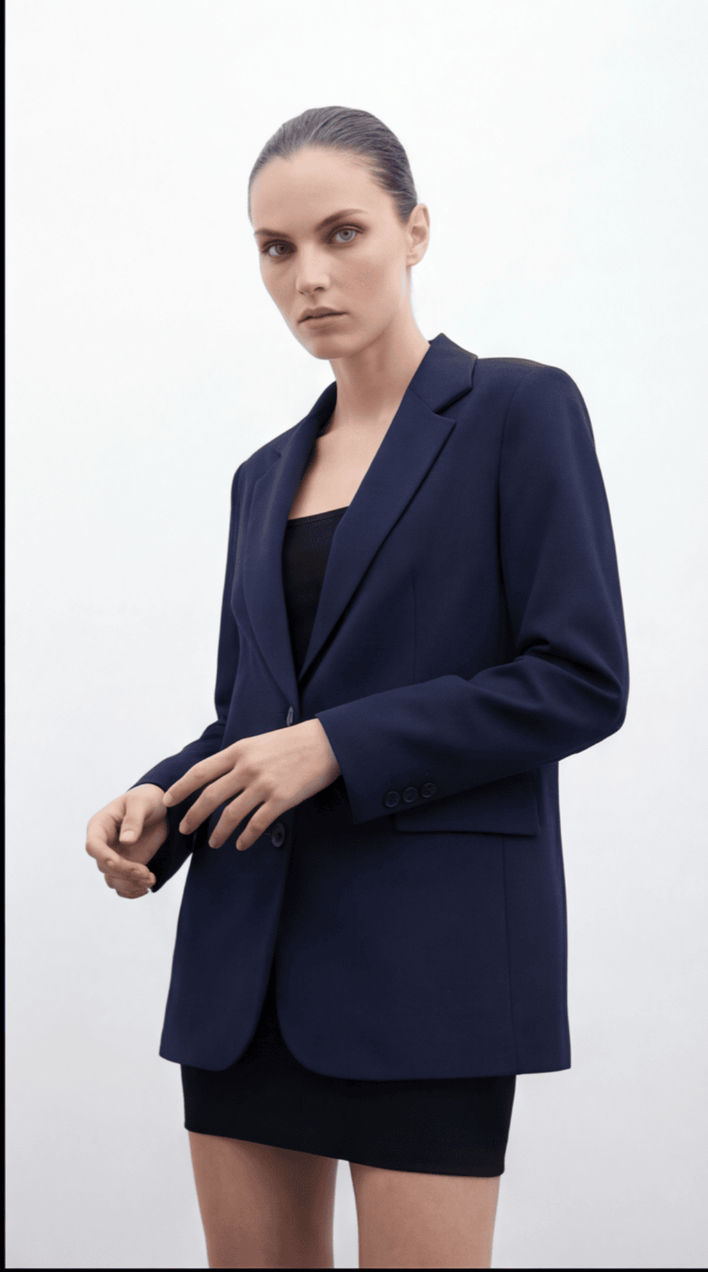 Maskülen Blazer Ceket Lacivert