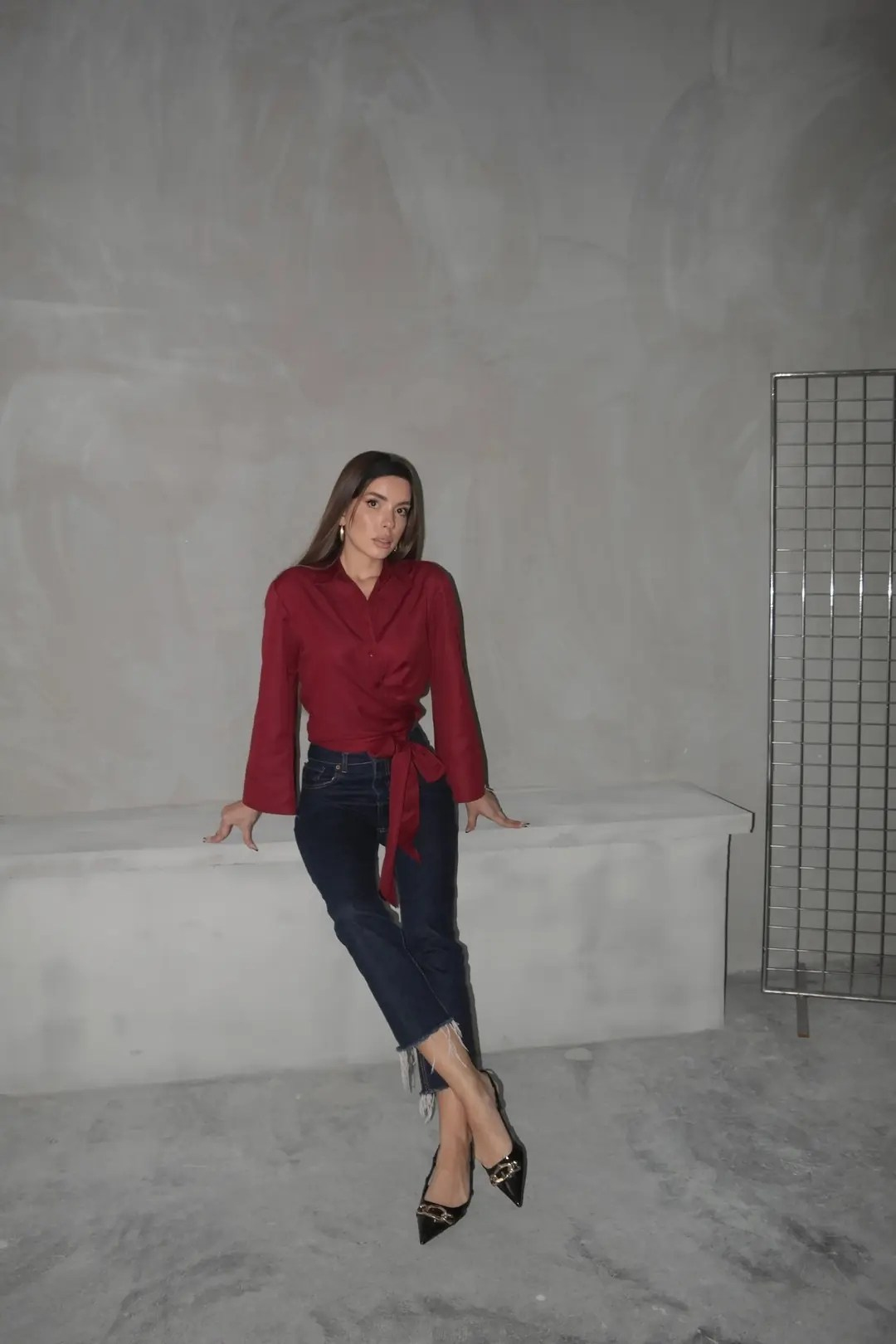 Nora Bağlamalı Gömlek