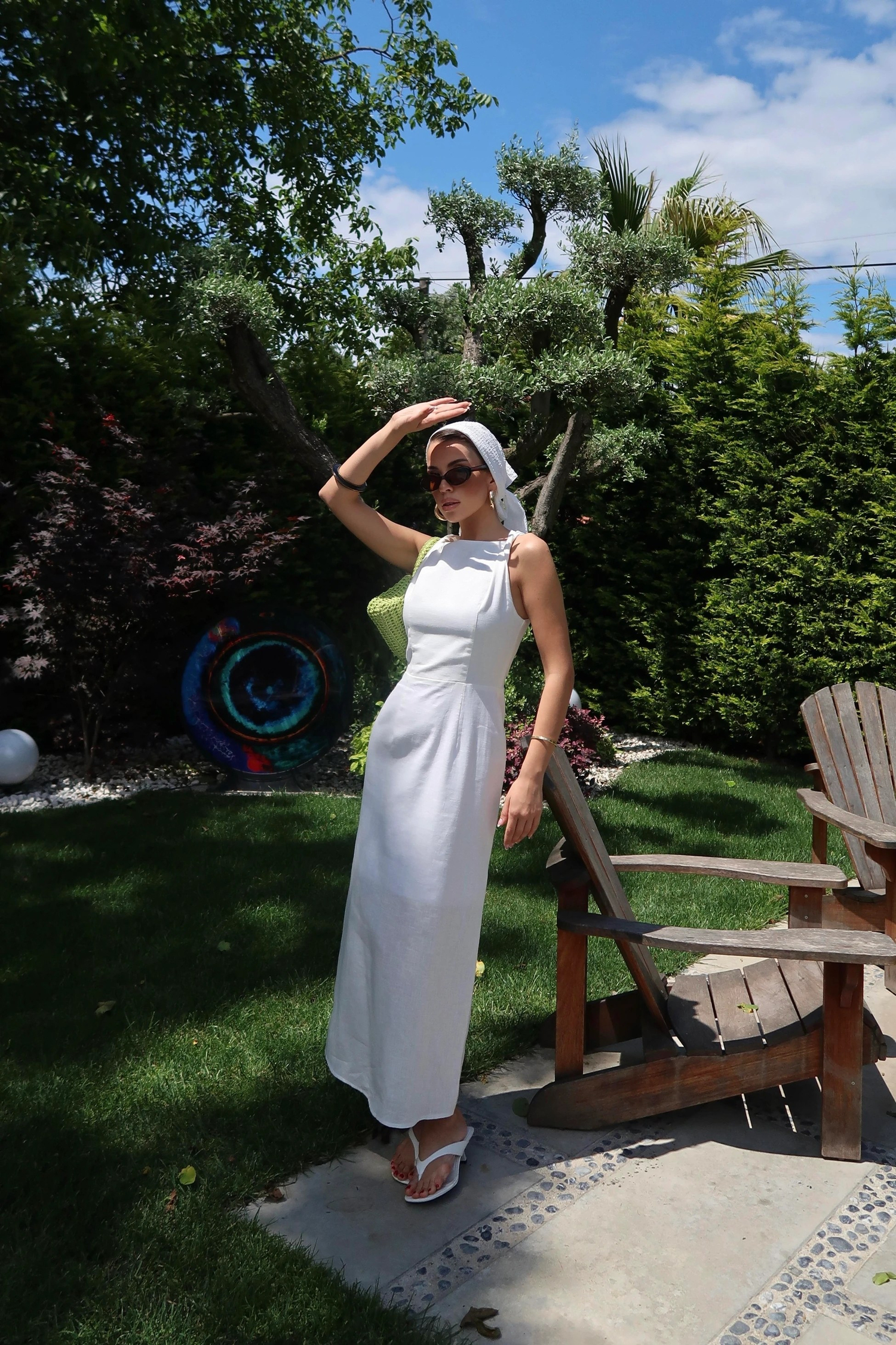 Palma Summer Donna Elbise Beyaz