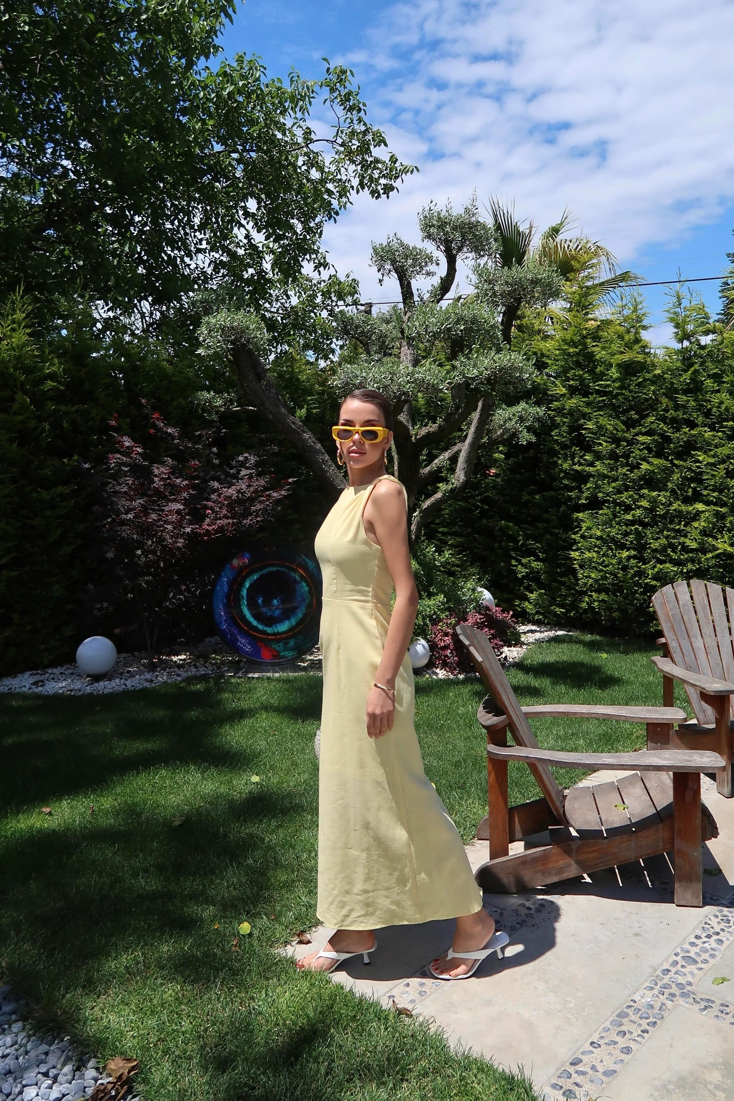 Palma Summer Donna Elbise Sarı