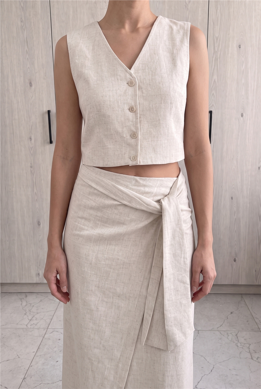 Palma Summer Julie Keten Crop ve Holly Keten Etek