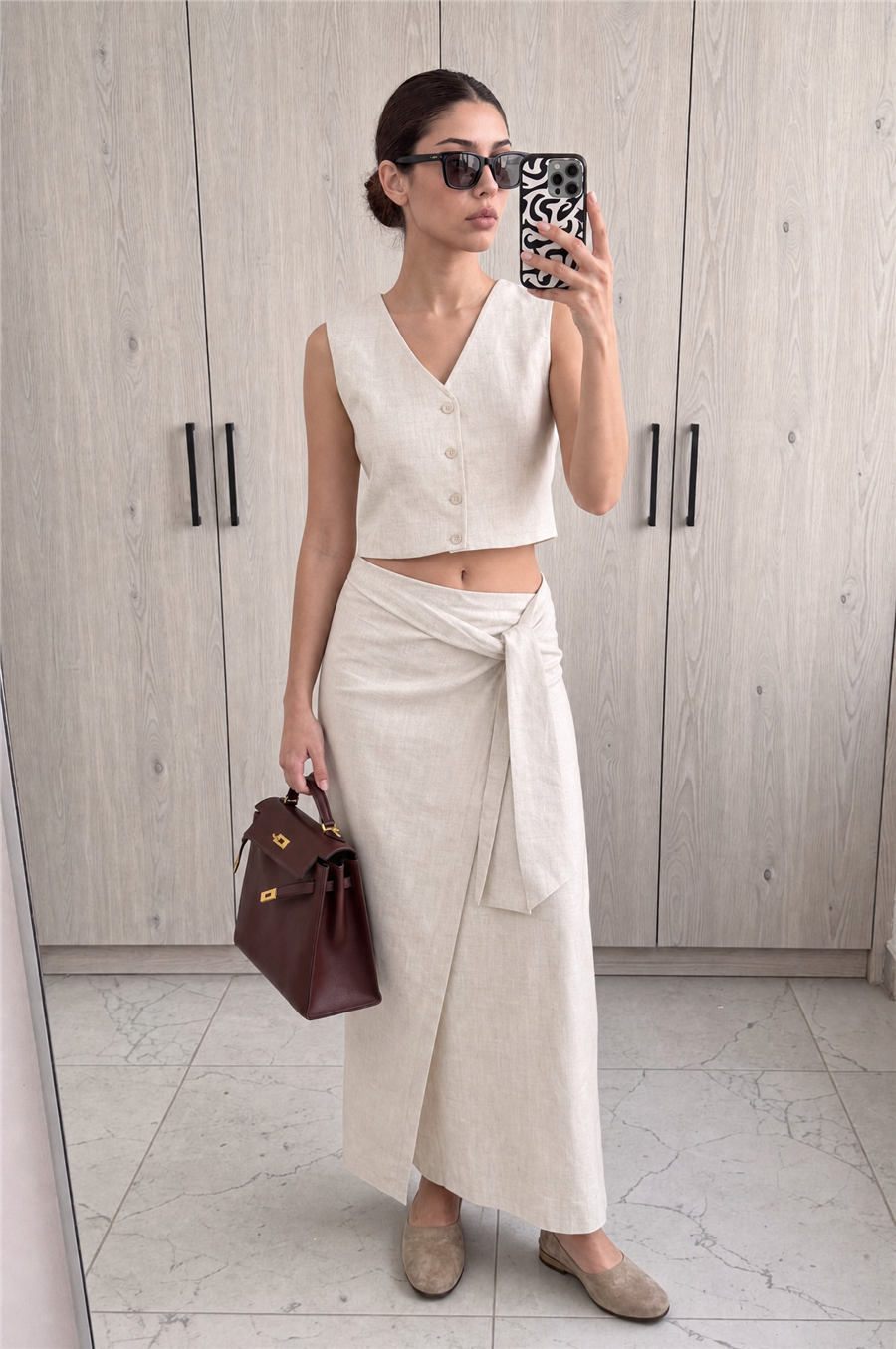 Palma Summer Julie Keten Crop ve Holly Keten Etek