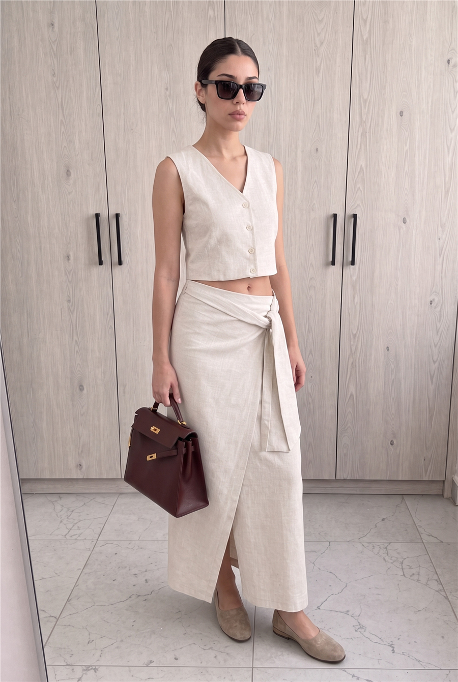 Palma Summer Julie Keten Crop ve Holly Keten Etek