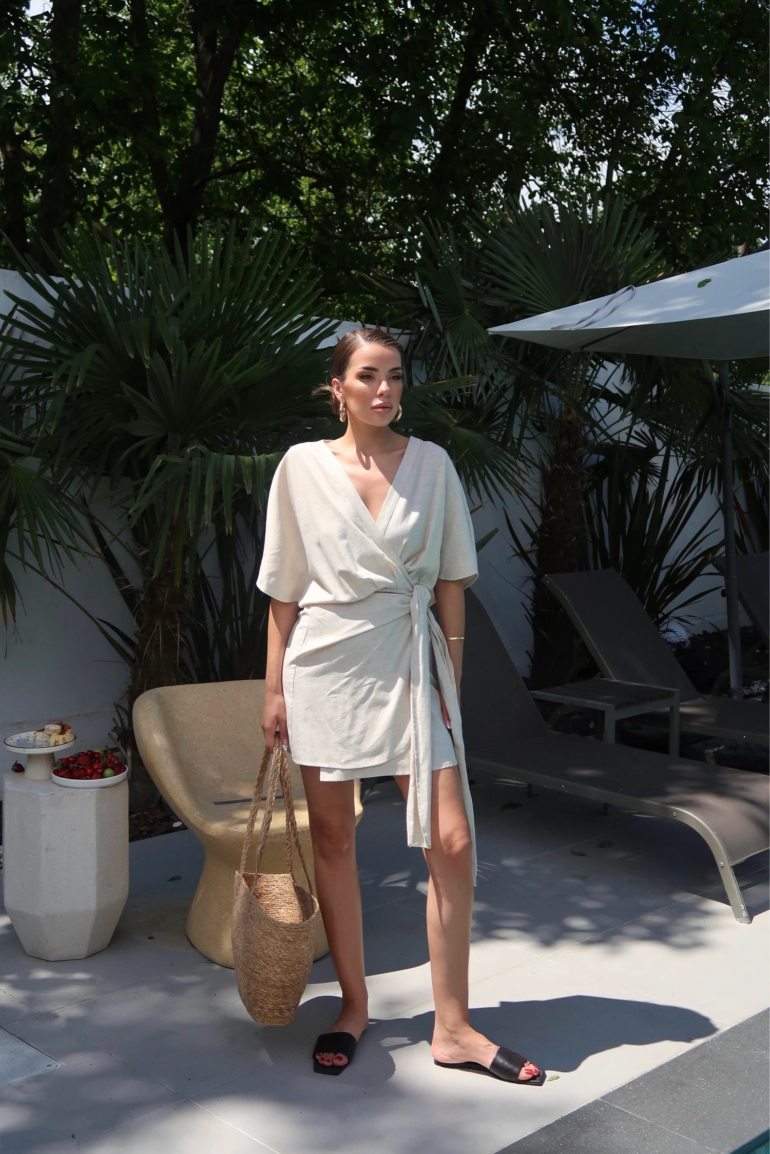 Palma Summer Maya Elbise Beyaz