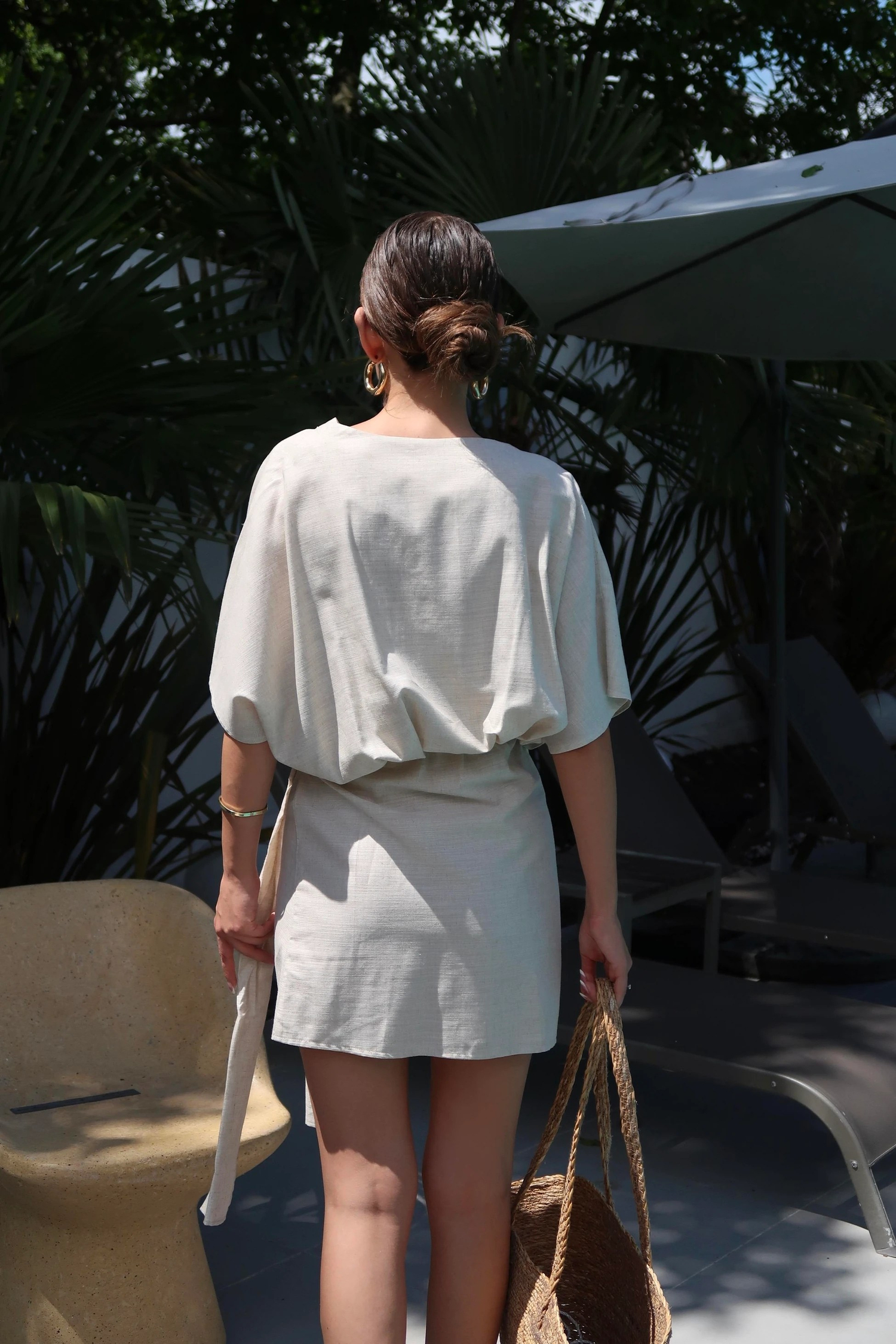 Palma Summer Maya Elbise Natürel