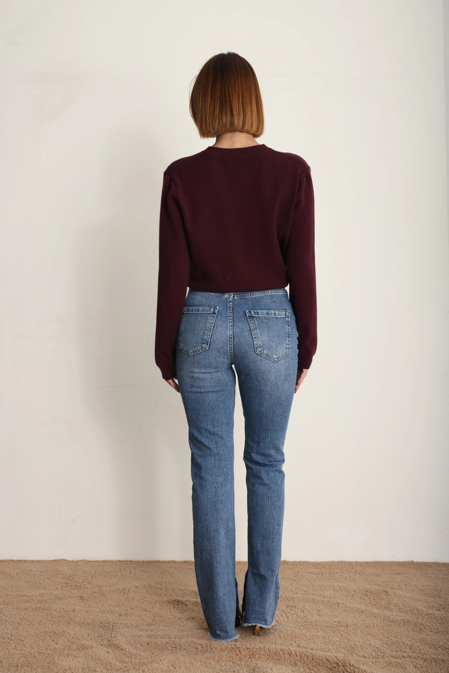 Regular Fit Denim Pantolon Mavi