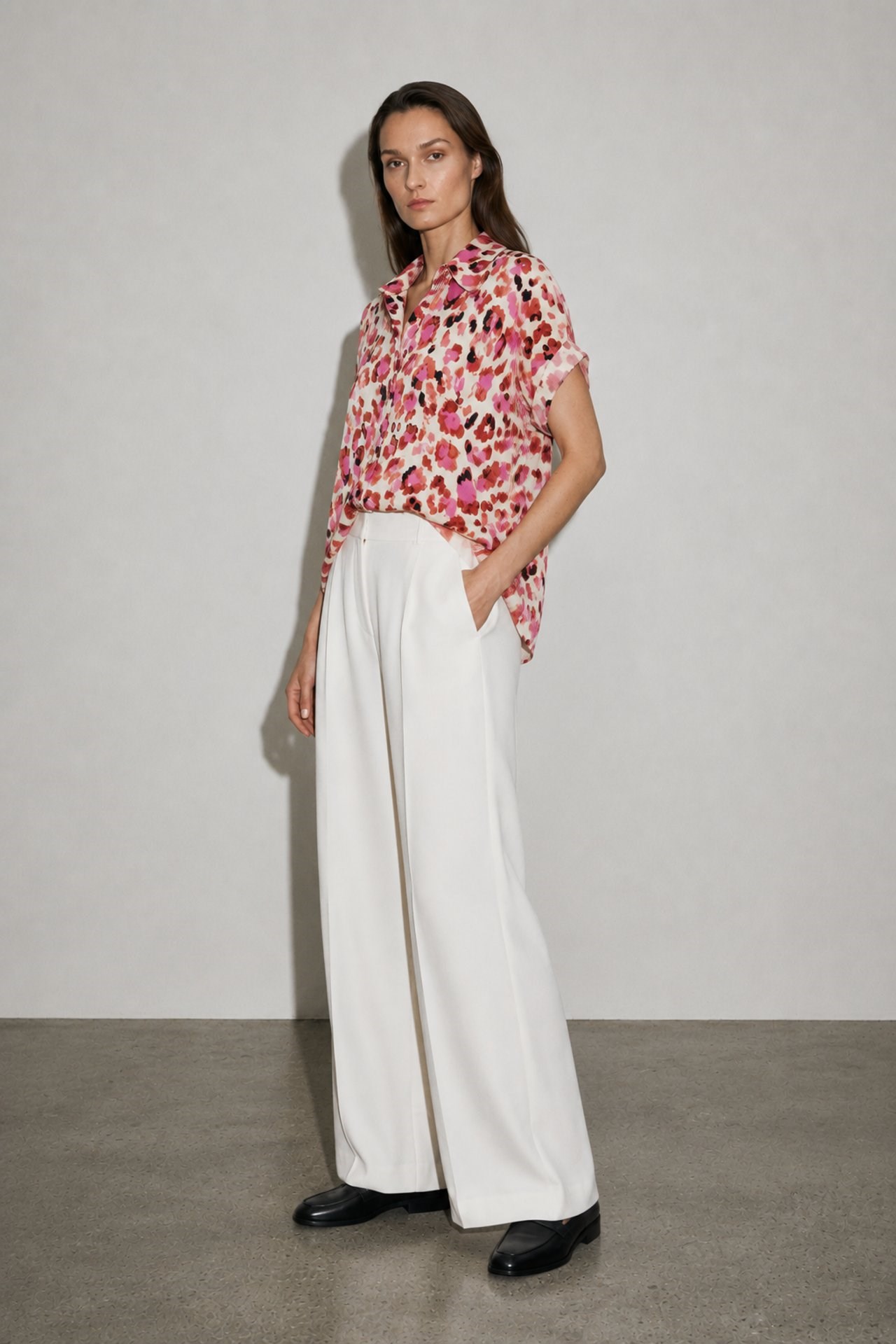 Rosalie Floral Kısa Kollu Gömlek