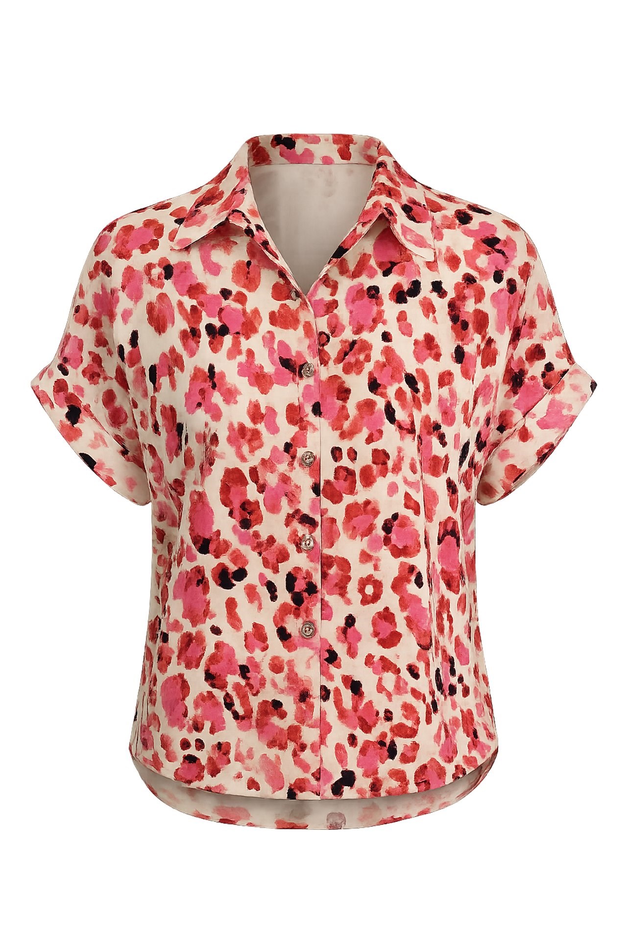Rosalie Floral Kısa Kollu Gömlek