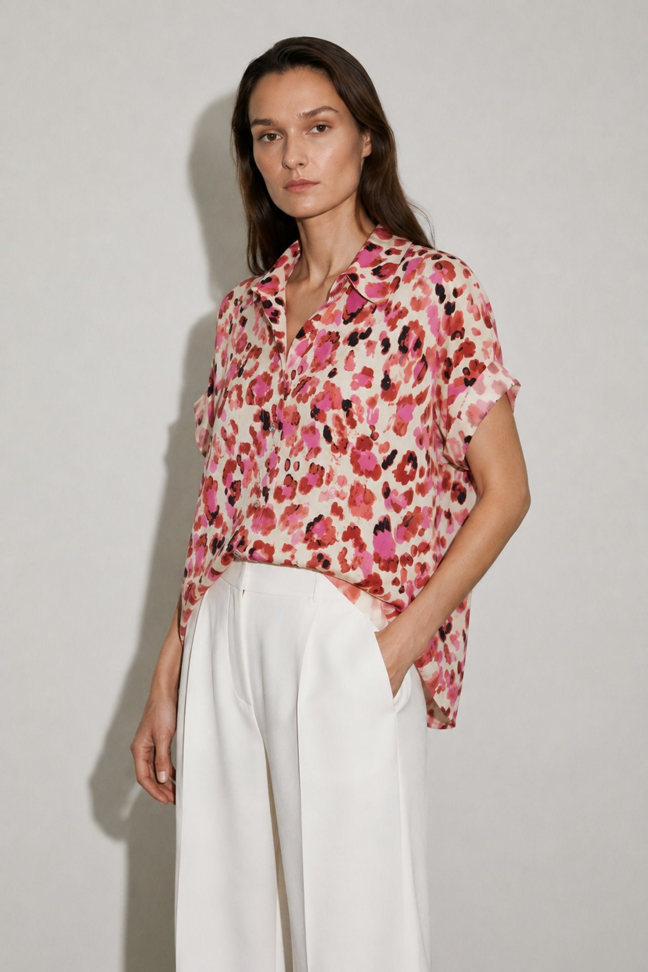 Rosalie Floral Kısa Kollu Gömlek