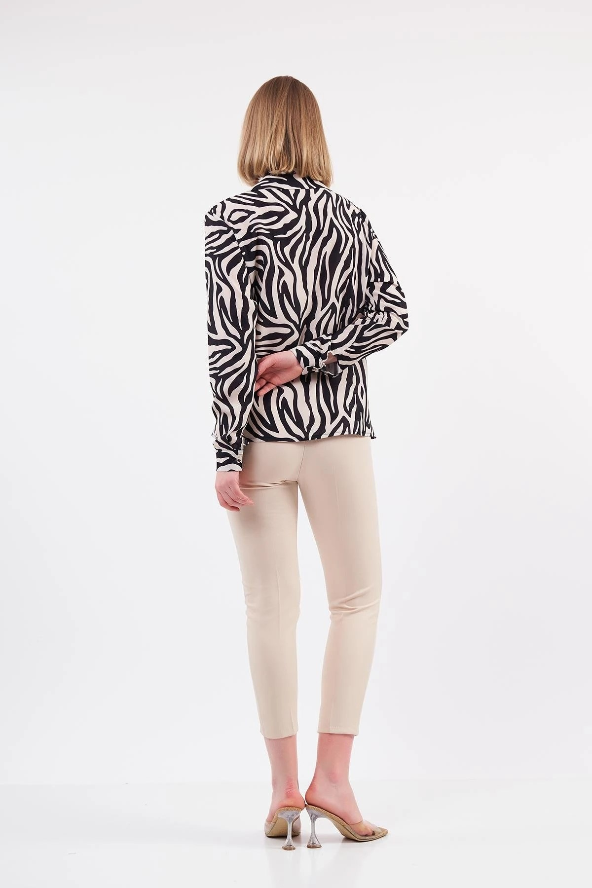 Zebra Desenli Gömlek