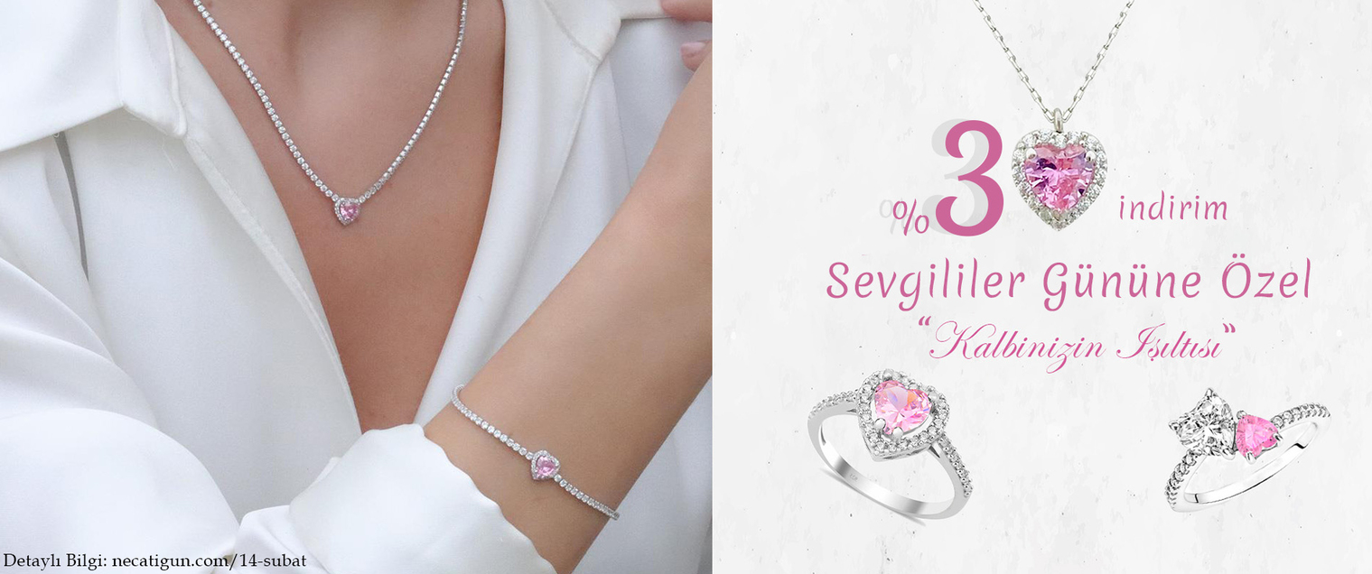 Sevgililer Günü Gümüş Takı Kampanyası