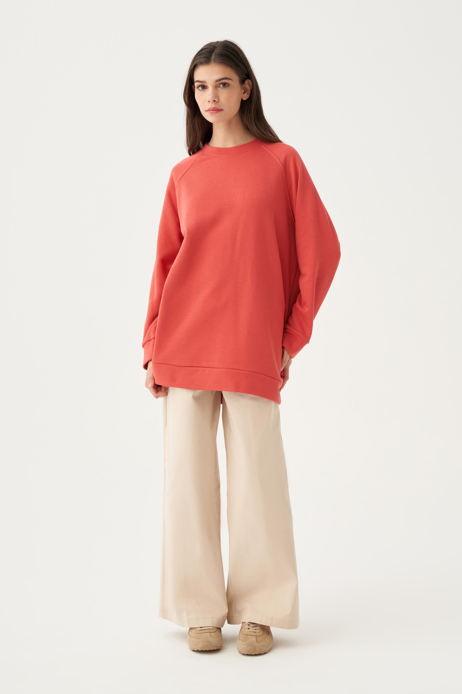 Gül-Reglan Kollu Sweat