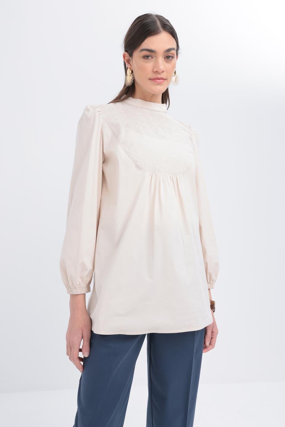 Stone-Linen Tunic