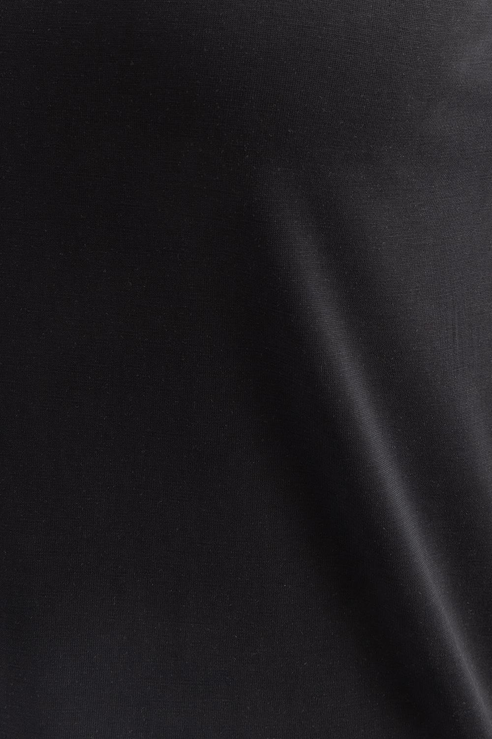 Black-Basic Sleeveless Underdress Tunic