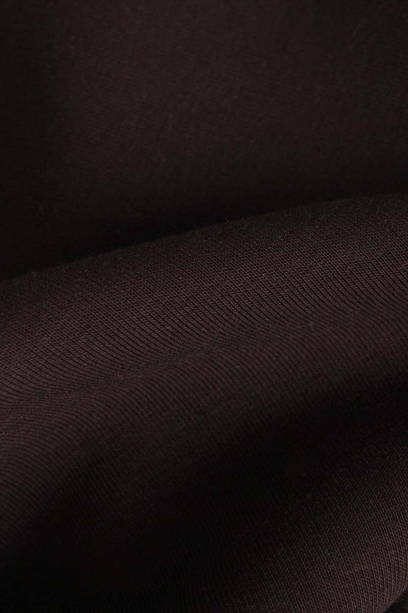 Acı Kahve-Kapüşonlu Zincirli Sim Detaylı Şardonlu Sweat Tunik