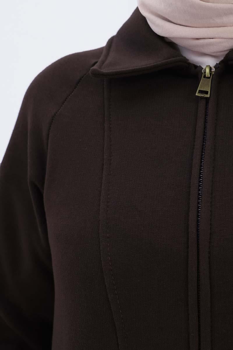 Bitter Brown-CUPPED FIREPLACE COLLAR ABABYAC