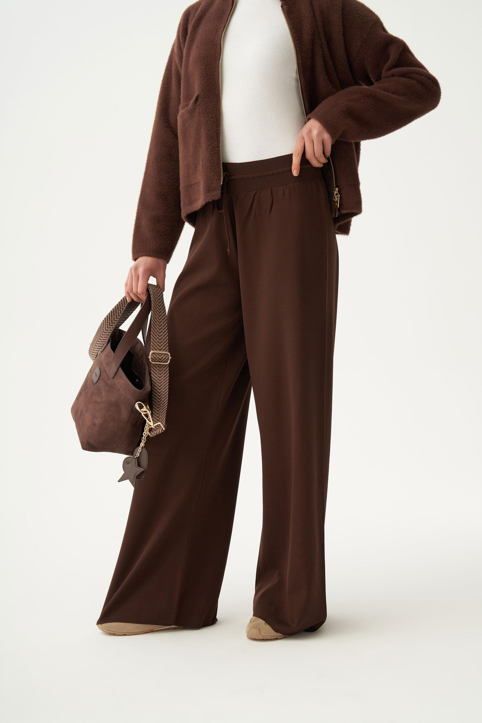 Acı Kahve-Triko Pantolon