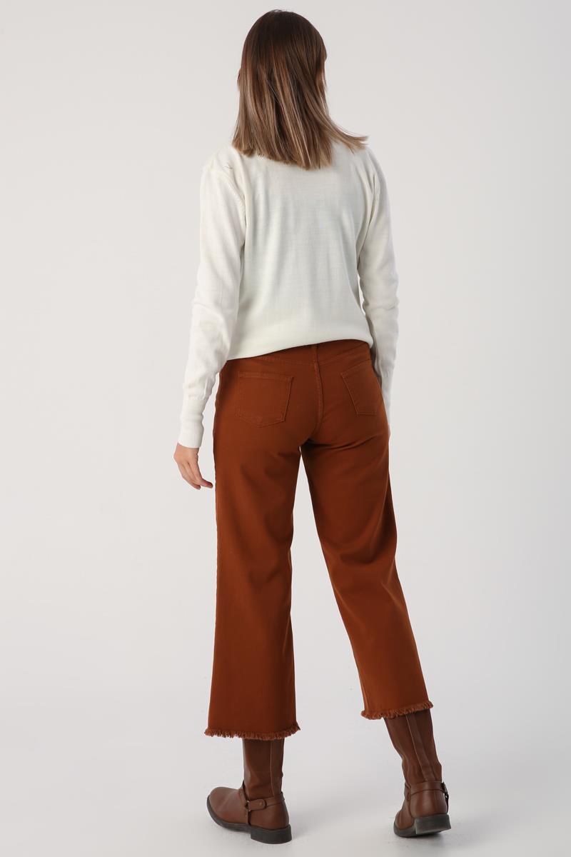 Light Brown-Tasseled Trousers
