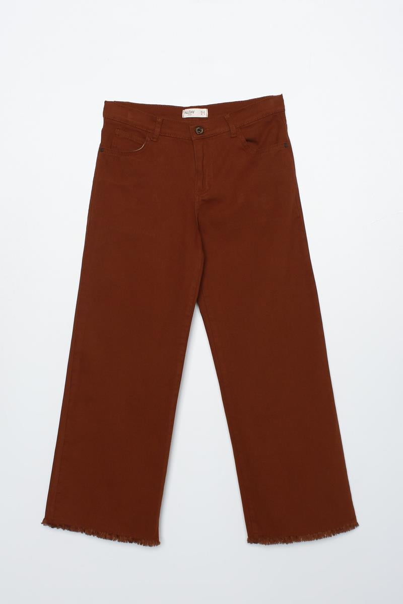 Light Brown-Tasseled Trousers