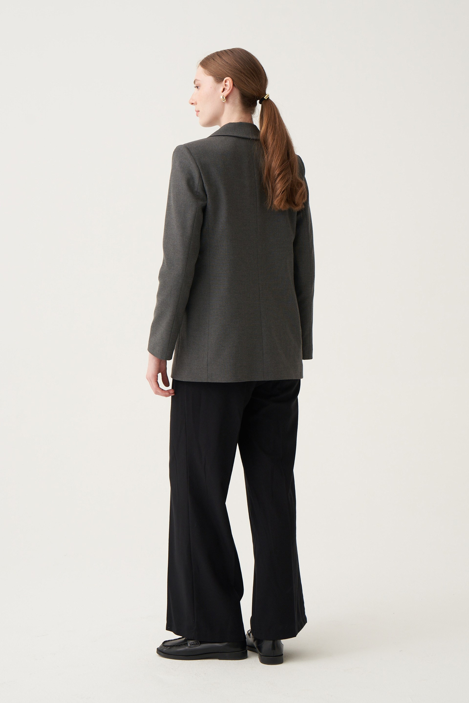 Antrasit-Blazer Ceket