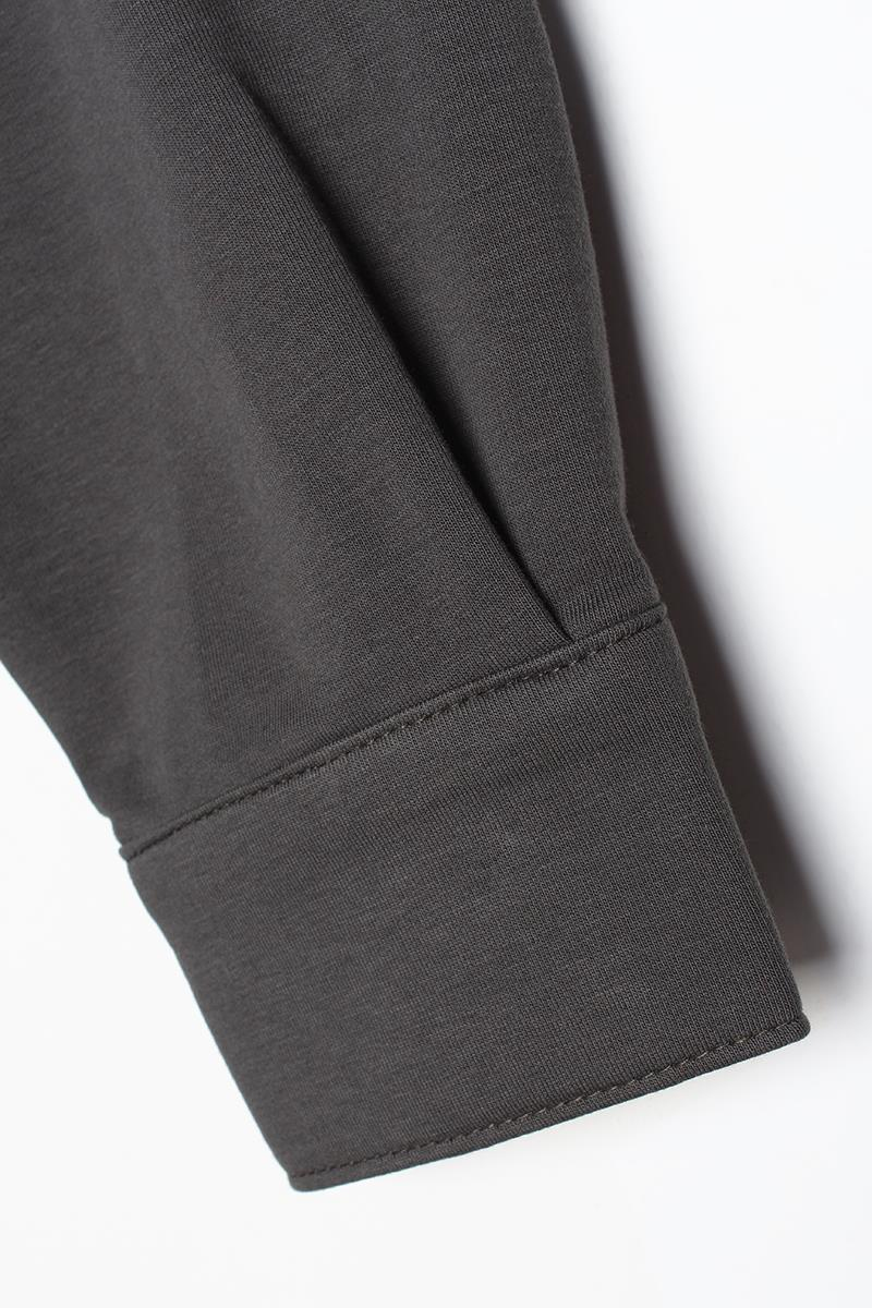 Anthracite-Buttoned Comfortable Fit Knitted Jacket