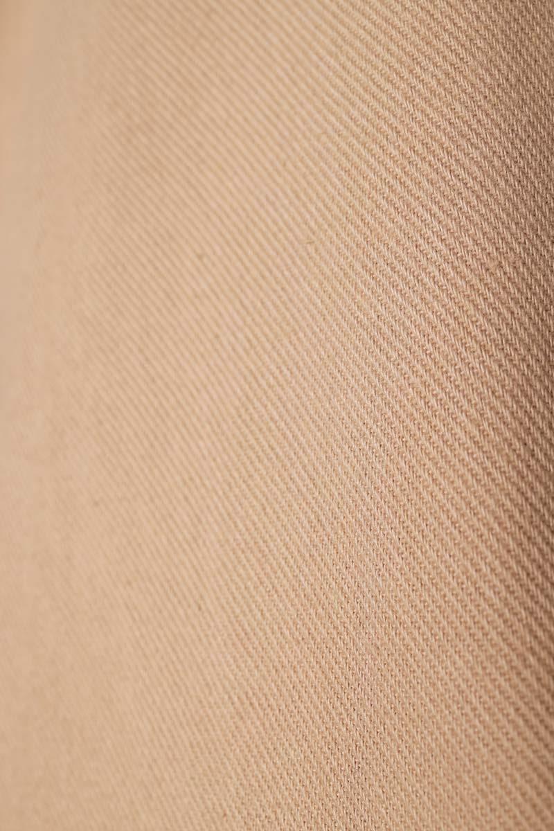 Bej-%100 Pamuklu Bol Paça Pantolon