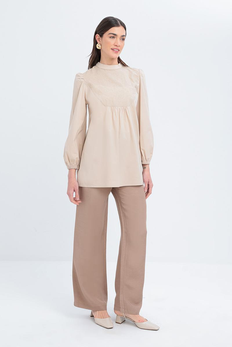 Beige-Linen Tunic