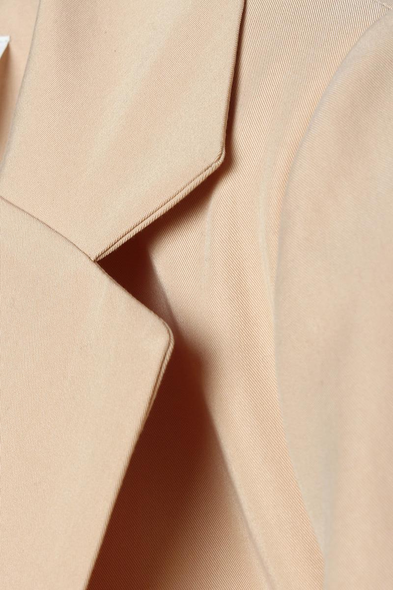 Bej01-Düğmeli Blazer Ceket