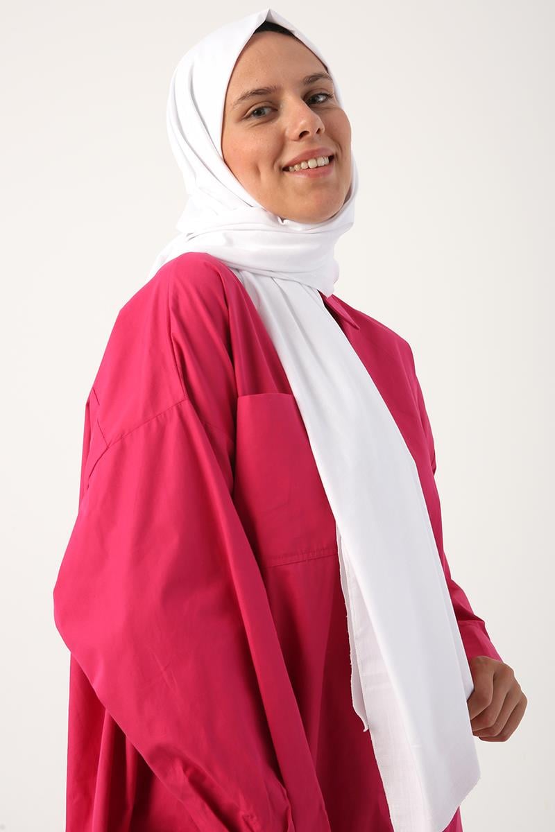 Beyaz-Ağaç Kabuğu Şal