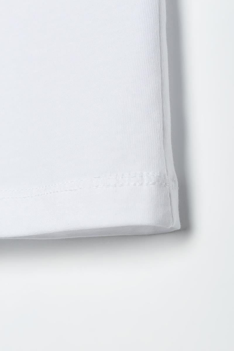 Tunique T-Shirt Sans Manches Blanche