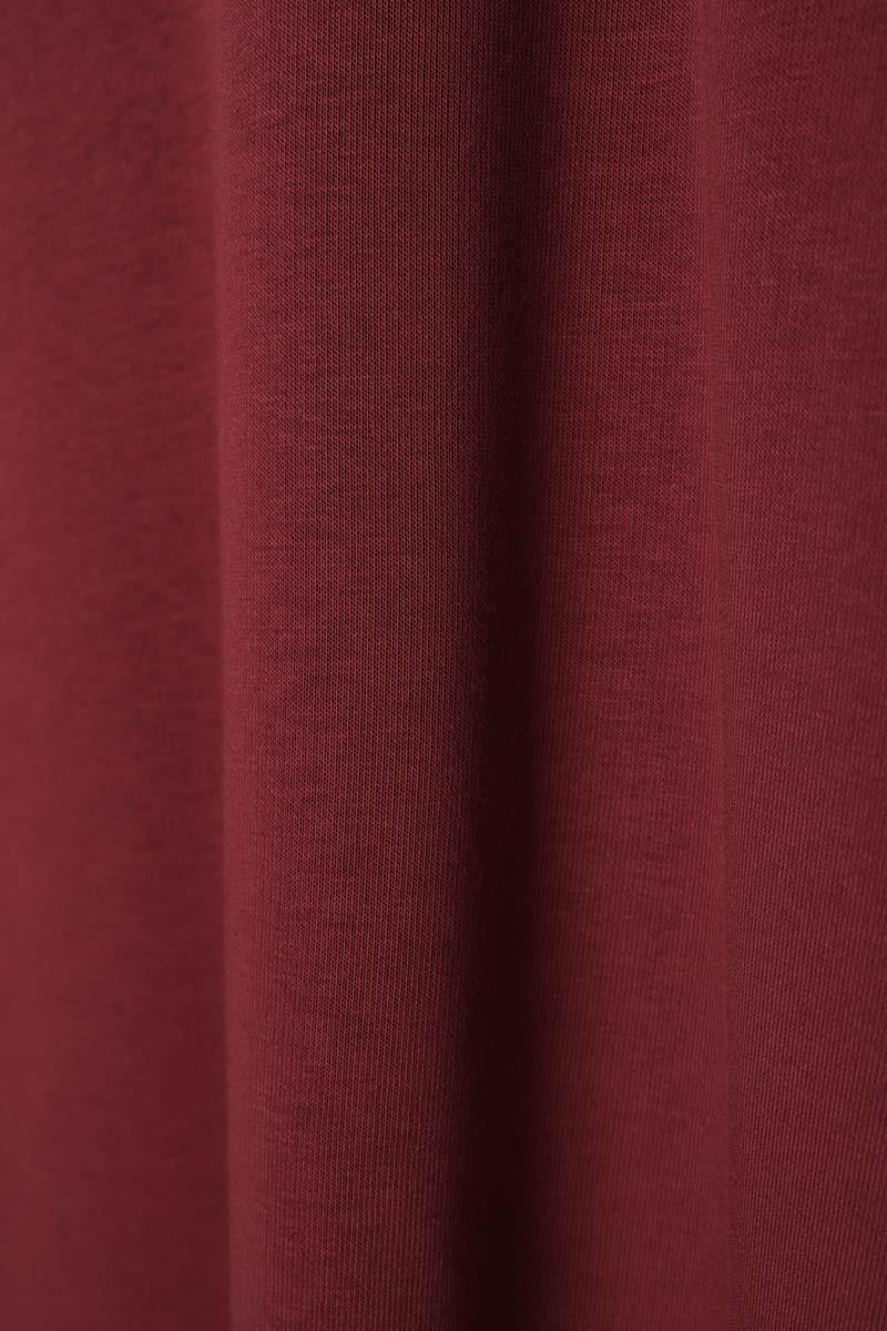 Bordo-Kapüşonlu Basic Elbise