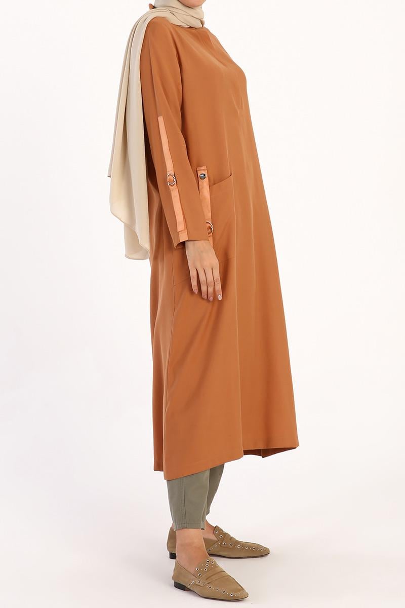 Camel-Patlı Tunik