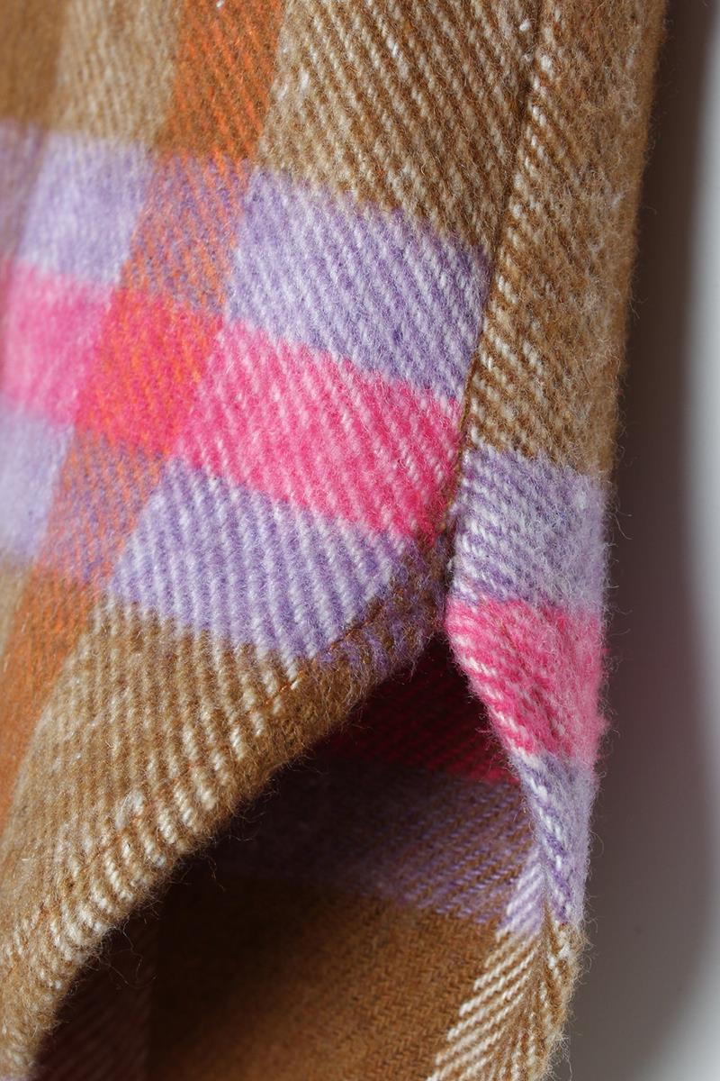 Camel-Pembe-Oversize Oduncu Gömlek Tunik