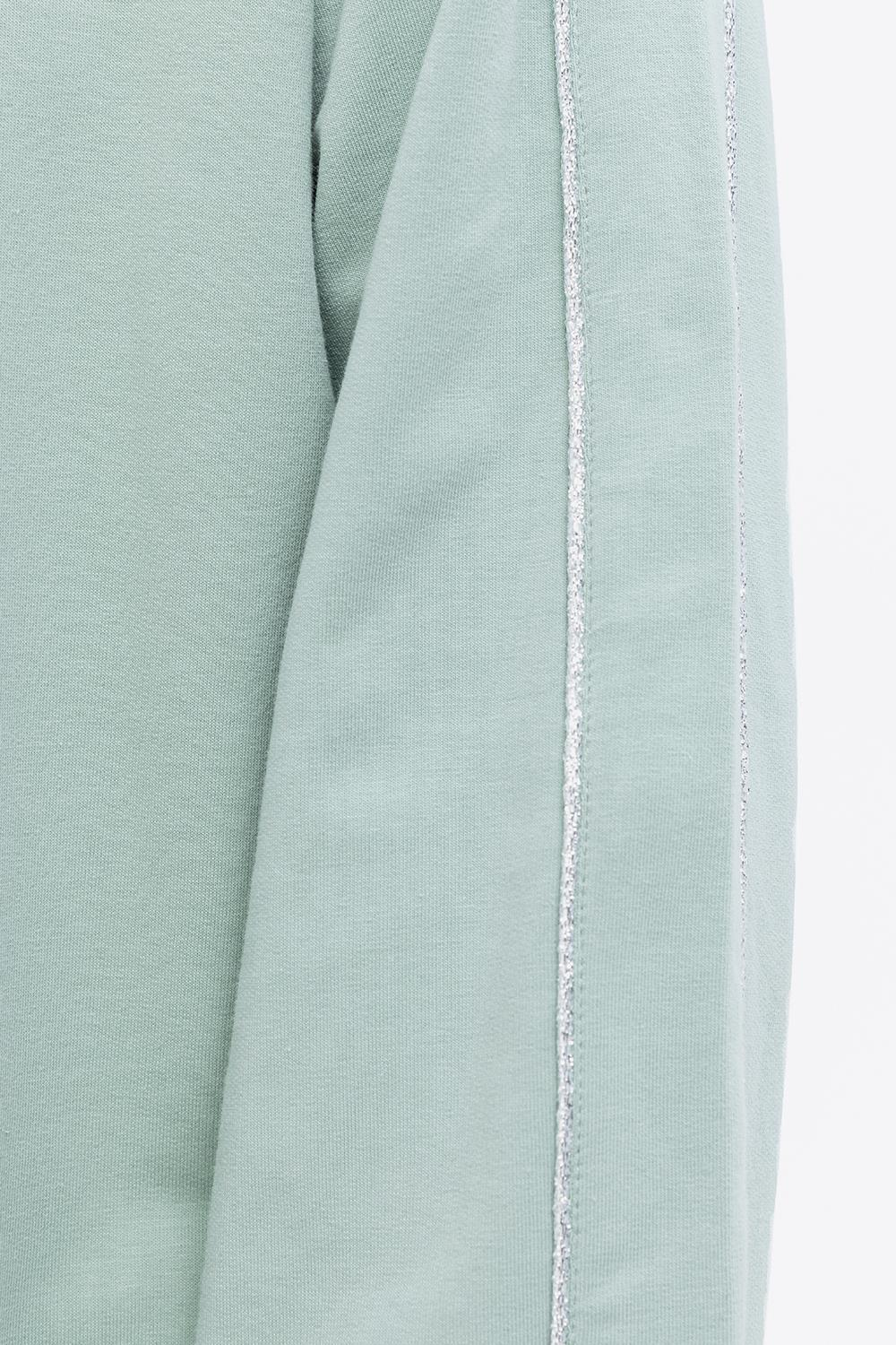 Defne-Arabiyeli Fermuarlı Sweat Tunik