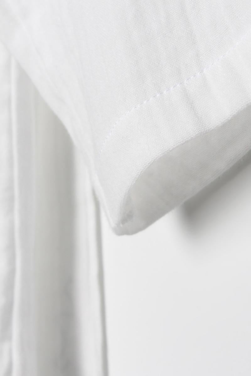 Ecru-Cotton Belted Kimono