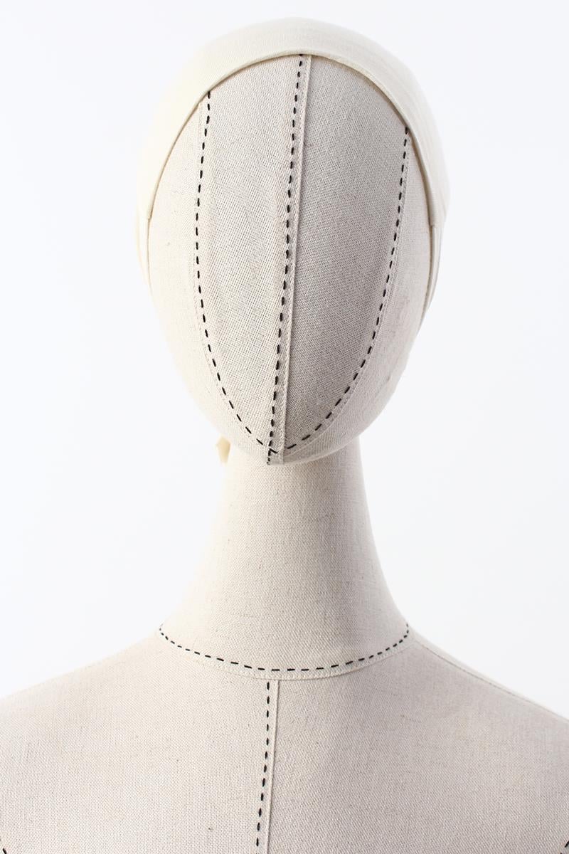 Ecru-Silicone Anti-Slip Bonnet
