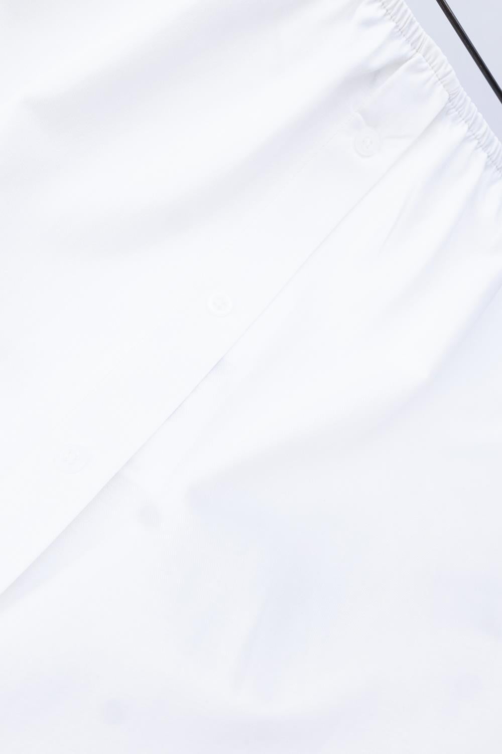 Ecru - Skirt Shirt With Slit And Placket