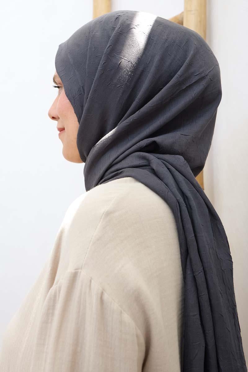 Smoked-Bamboo Kraş Shawl