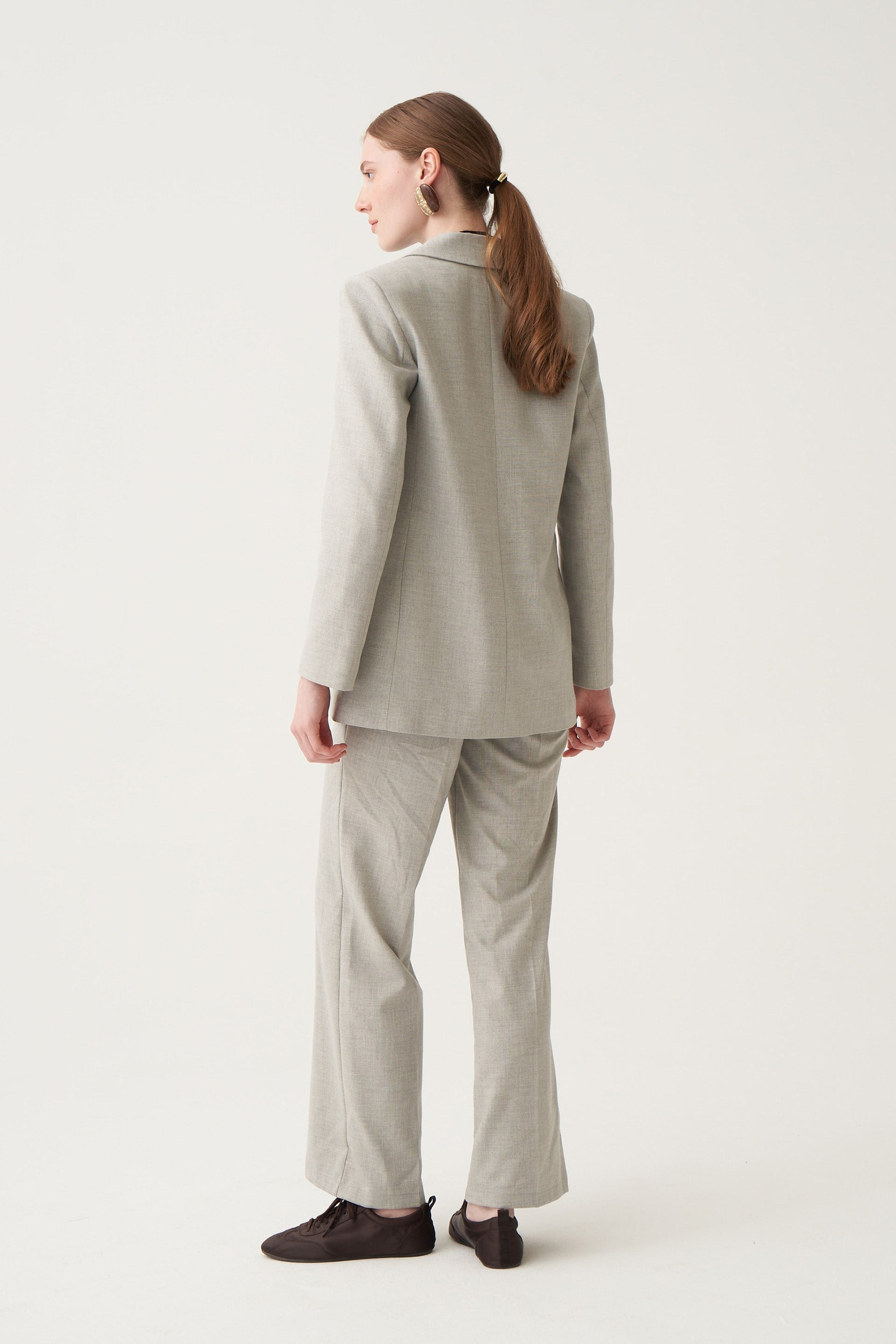 Gri-Blazer Ceket