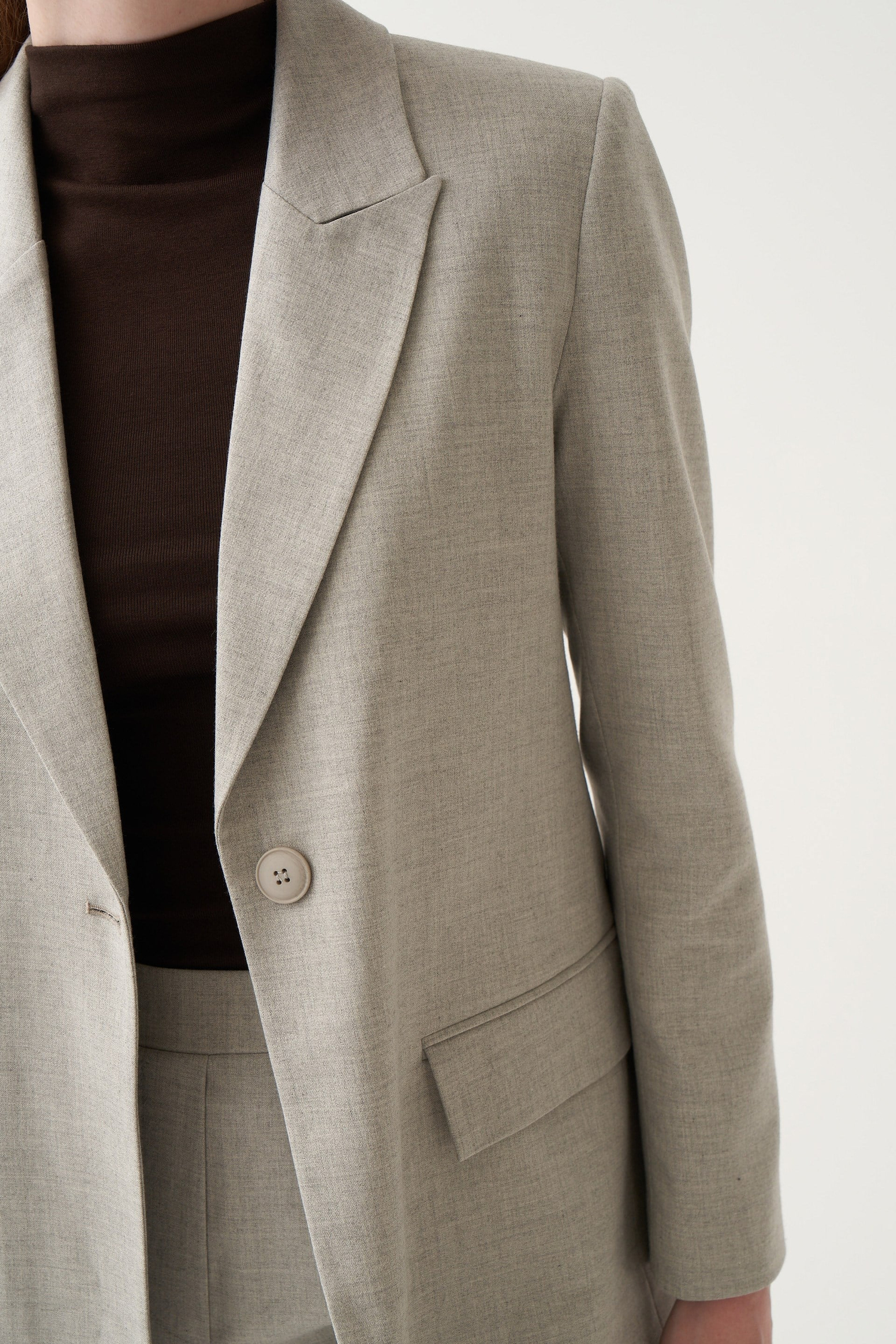 Gri-Blazer Ceket