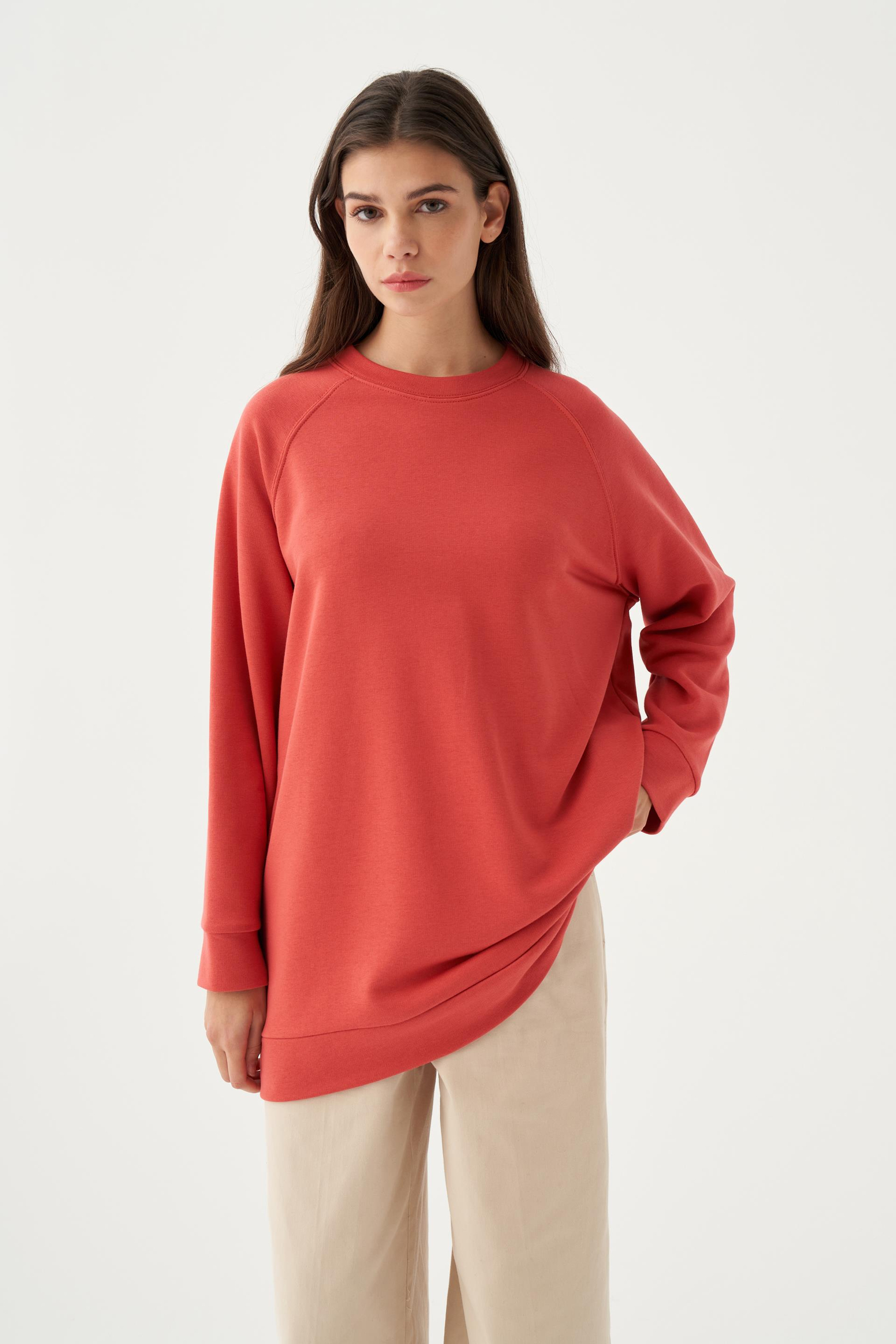 Gül-Reglan Kollu Sweat