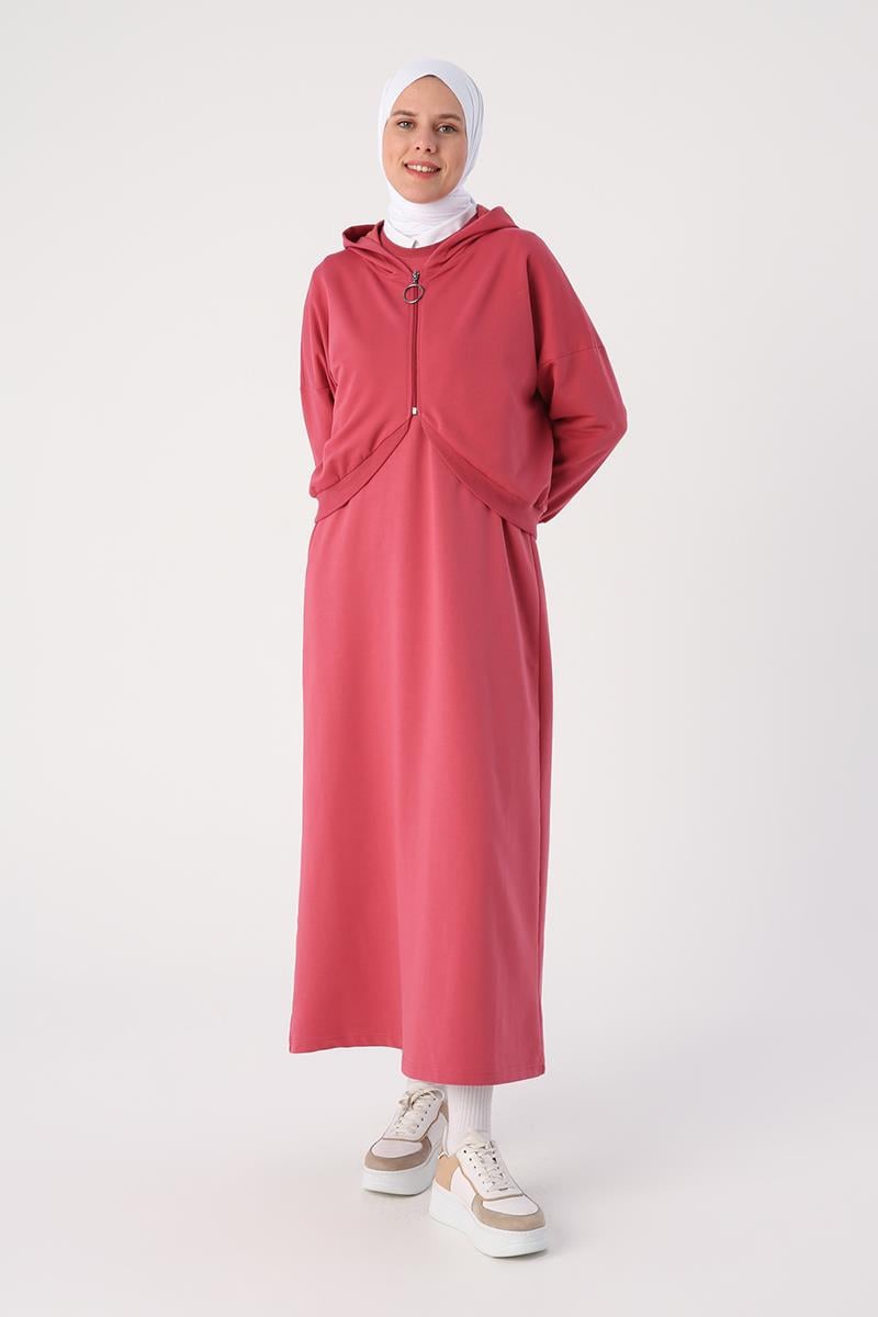 Gül01-Costume de robe sans manches Cardigan court