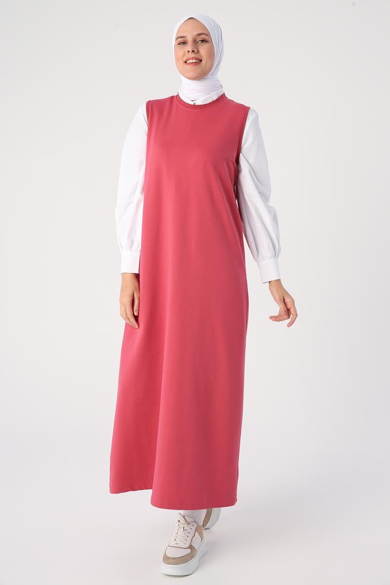 Gül01-Costume de robe sans manches Cardigan court