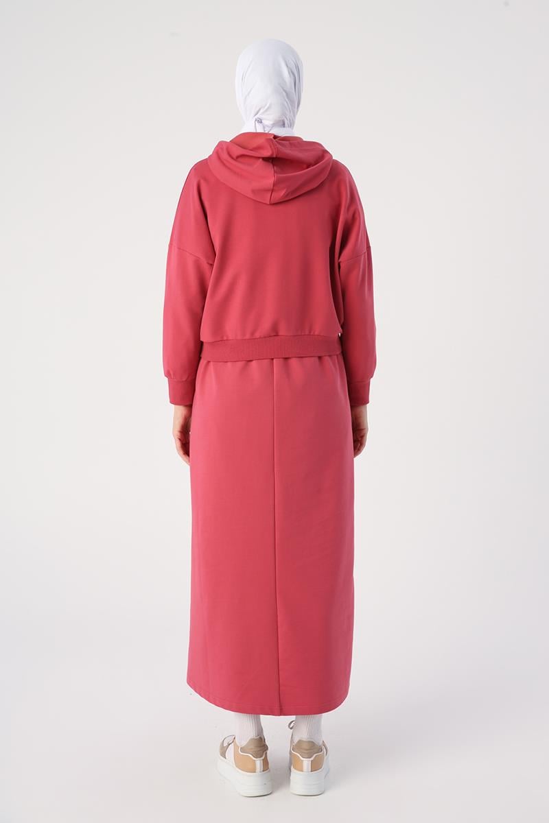 Gül01-Costume de robe sans manches Cardigan court