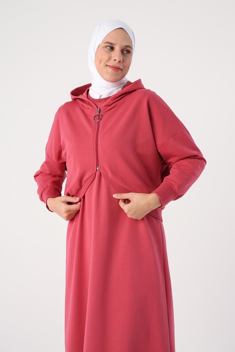 Gül01-Costume de robe sans manches Cardigan court