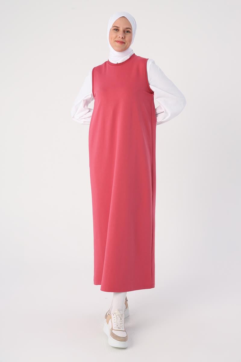Gül01-Costume de robe sans manches Cardigan court